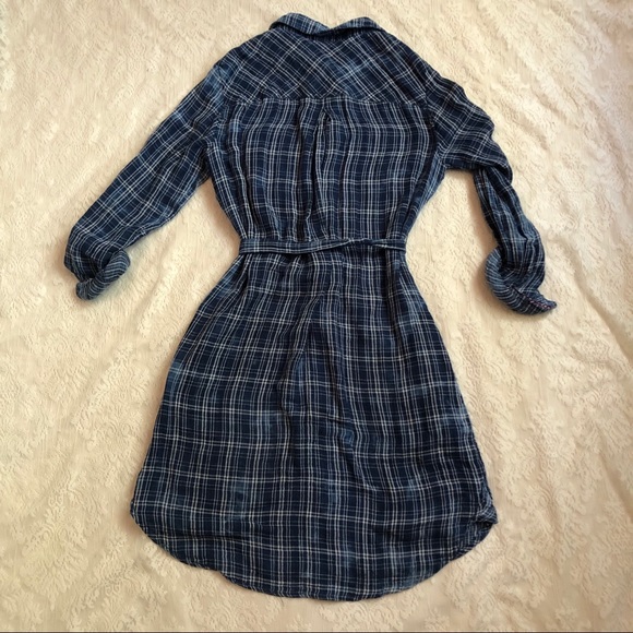 Kenneth Cole Reaction plaid belted shirt d… - Picture 14 of 15